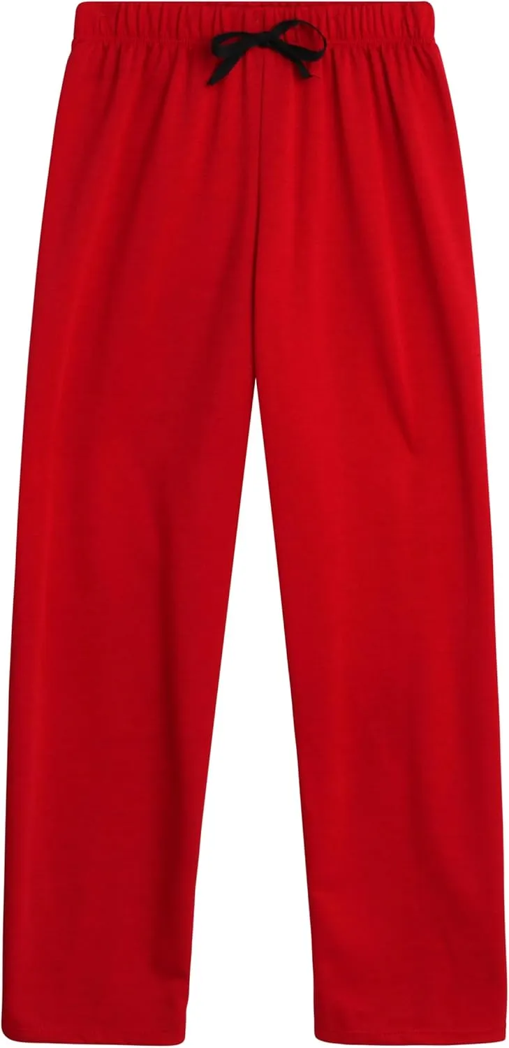 Sweet Hearts Girls' Sweatpants - 3 Pack Active Fleece Open Bottom Sweatpants - Casual Performance Pants: Made in USA