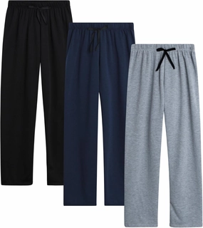 Sweet Hearts Girls' Sweatpants - 3 Pack Active Fleece Open Bottom Sweatpants - Casual Performance Pants: Made in USA