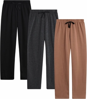 Sweet Hearts Girls' Sweatpants - 3 Pack Active Fleece Open Bottom Sweatpants - Casual Performance Pants: Made in USA