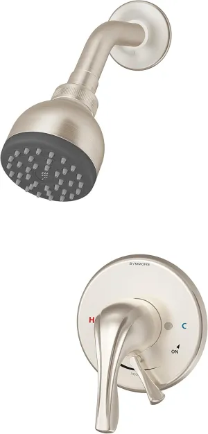 Symmons S-9601-PLR-TRM-STN Origins 1-Handle Shower Faucet Trim, Satin Nickel