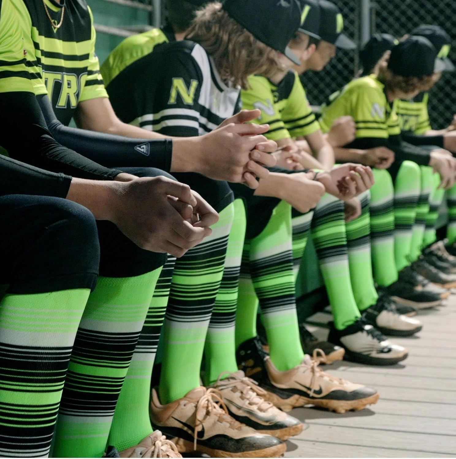 TCK Baseball Softball Socks – Dugout Collection | Striped Socks for Boys, Girls, Men, Women