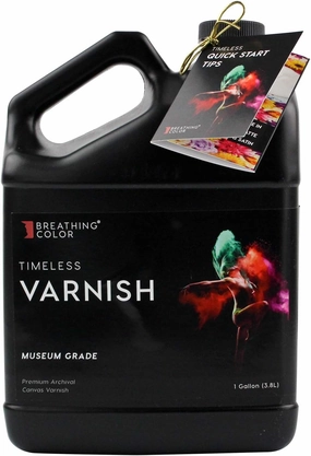Timeless Archival Print Varnish - 1 Gallon, Satin Finish, Premium Canvas Coating, Water Based UV Protection, 100  Years Certified Archival