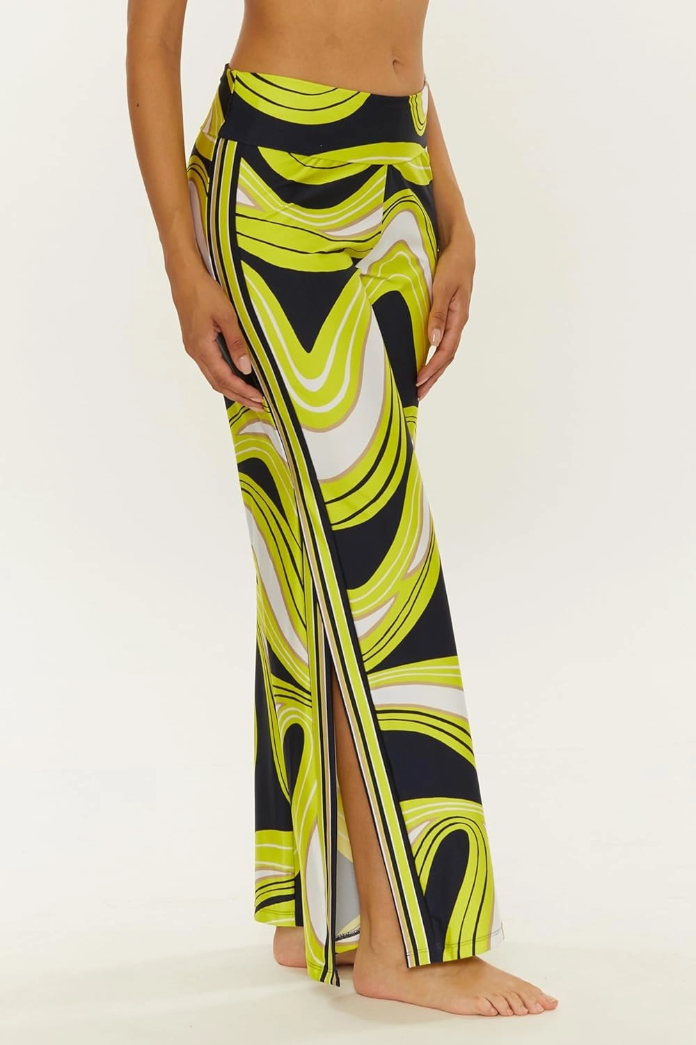 Trina Turk womens Swim Pants, Casual, Wide Leg, Beach Cover Ups for Women