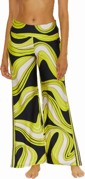 Trina Turk womens Swim Pants, Casual, Wide Leg, Beach Cover Ups for Women