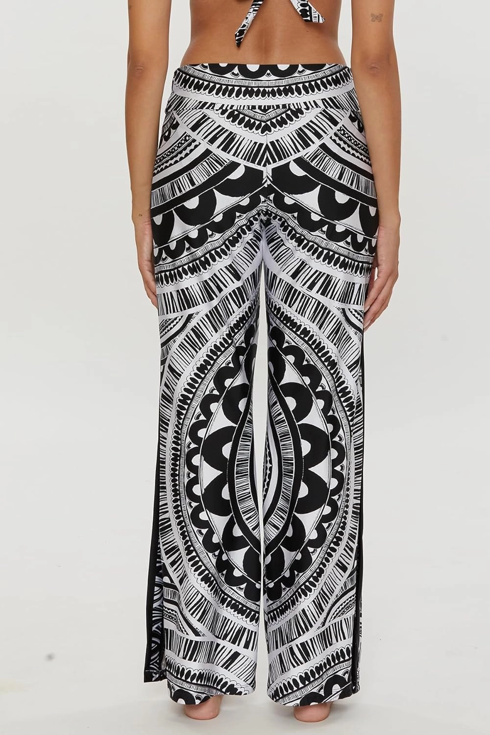Trina Turk womens Swim Pants, Casual, Wide Leg, Beach Cover Ups for Women