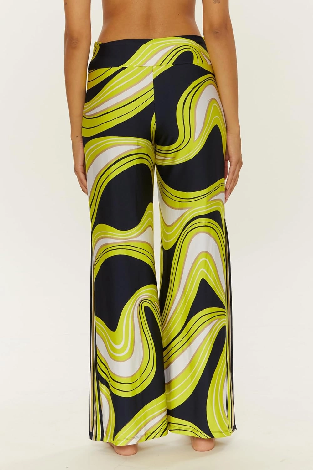Trina Turk womens Swim Pants, Casual, Wide Leg, Beach Cover Ups for Women