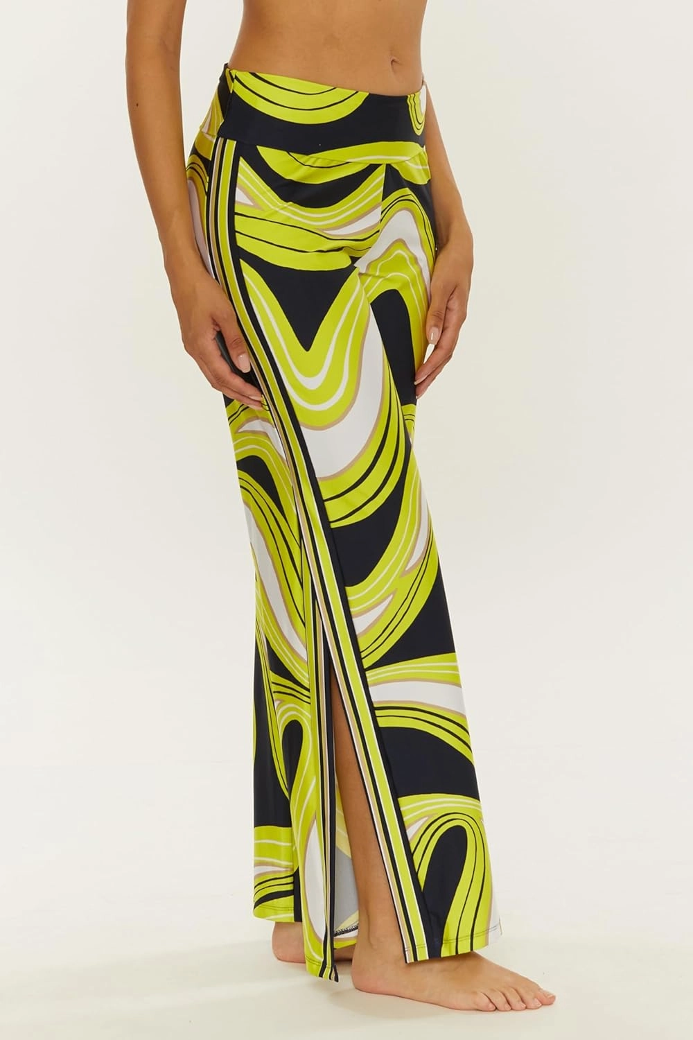 Trina Turk womens Swim Pants, Casual, Wide Leg, Beach Cover Ups for Women