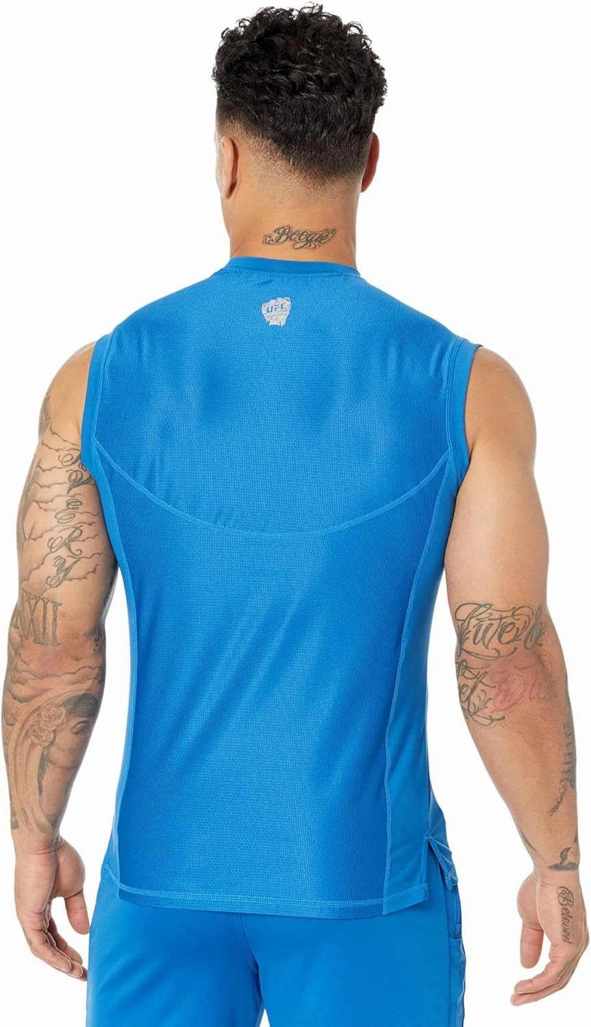 UFC Sleeveless Crew Neck Tank Top for Men – Blended Cotton – Short Sleeves – Regular Fit – Graphic Printed