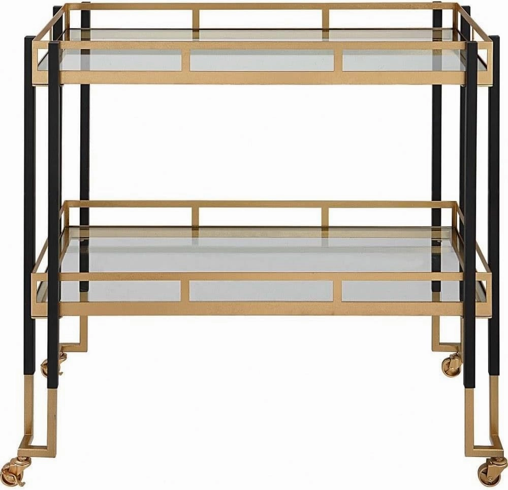 Uttermost Kentmore - Bar Cart in Modern Style-32 Inches Tall and 32.88 Inches Wide