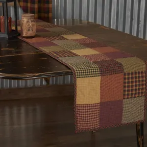 VHC Brands, Heritage Farms, Cotton, 13x72, Quilted Runner, Red