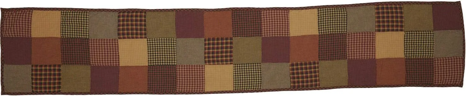 VHC Brands, Heritage Farms, Cotton, 13x72, Quilted Runner, Red