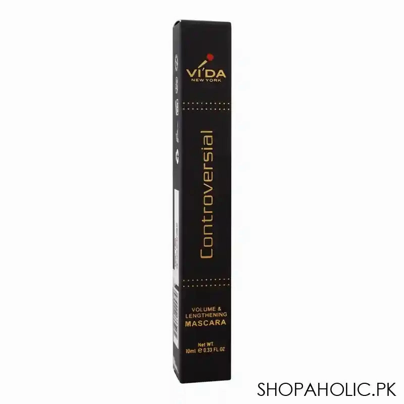 Vi'da New York Controversial Volume & Lengthening Mascara, 10ml