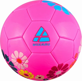 VIZARI Blossom Soccer Ball for Kids, Boys, Girls- Size 3, 4, 5 | Outdoor & Indoor Soccer Balls for Toddlers, Youth - Pink, Blue (Pack of 1, 6, 12)