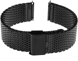 Watchband 18mm 20mm 22mm 24mm Universal Watchband Quick Release Watch Band Mesh Stainless Steel Strap Wrist Belt Bracelet Black Bracelet