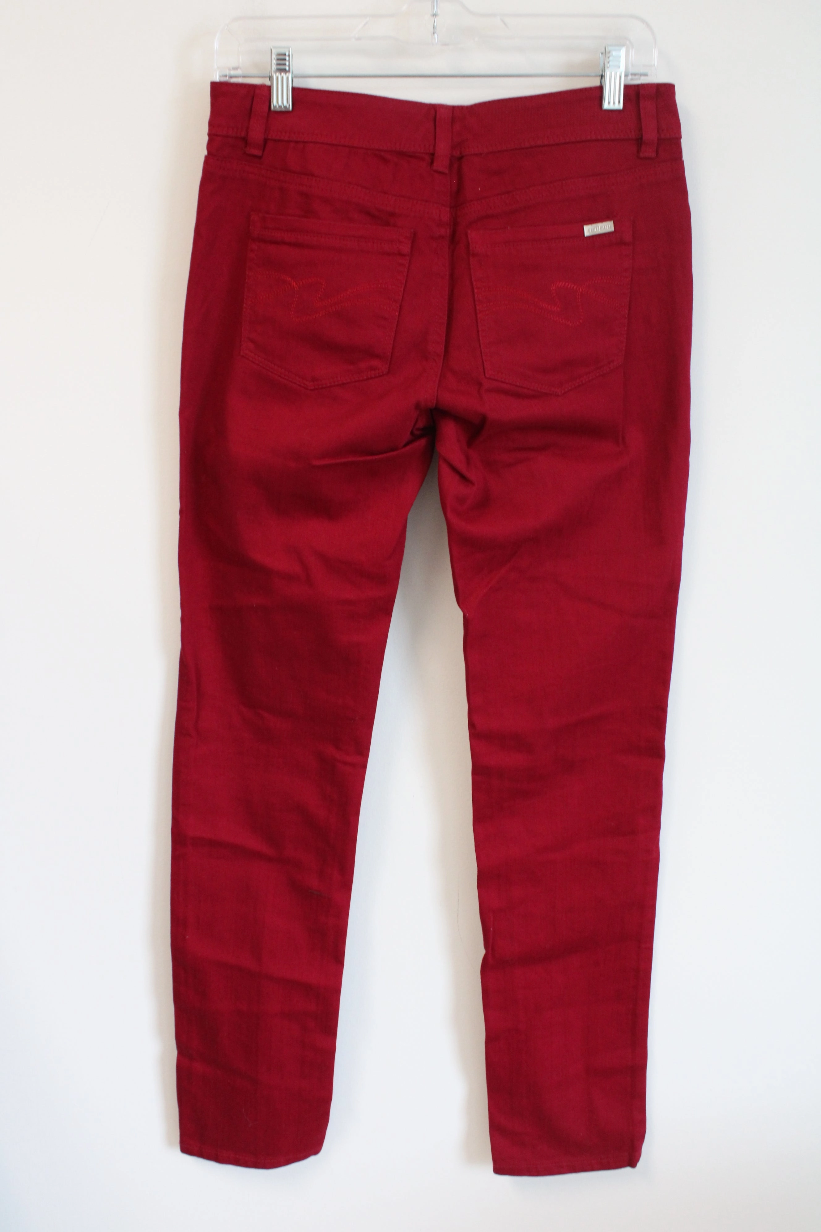 White House Black Market Red Slim Leg Pants | 2 Regular