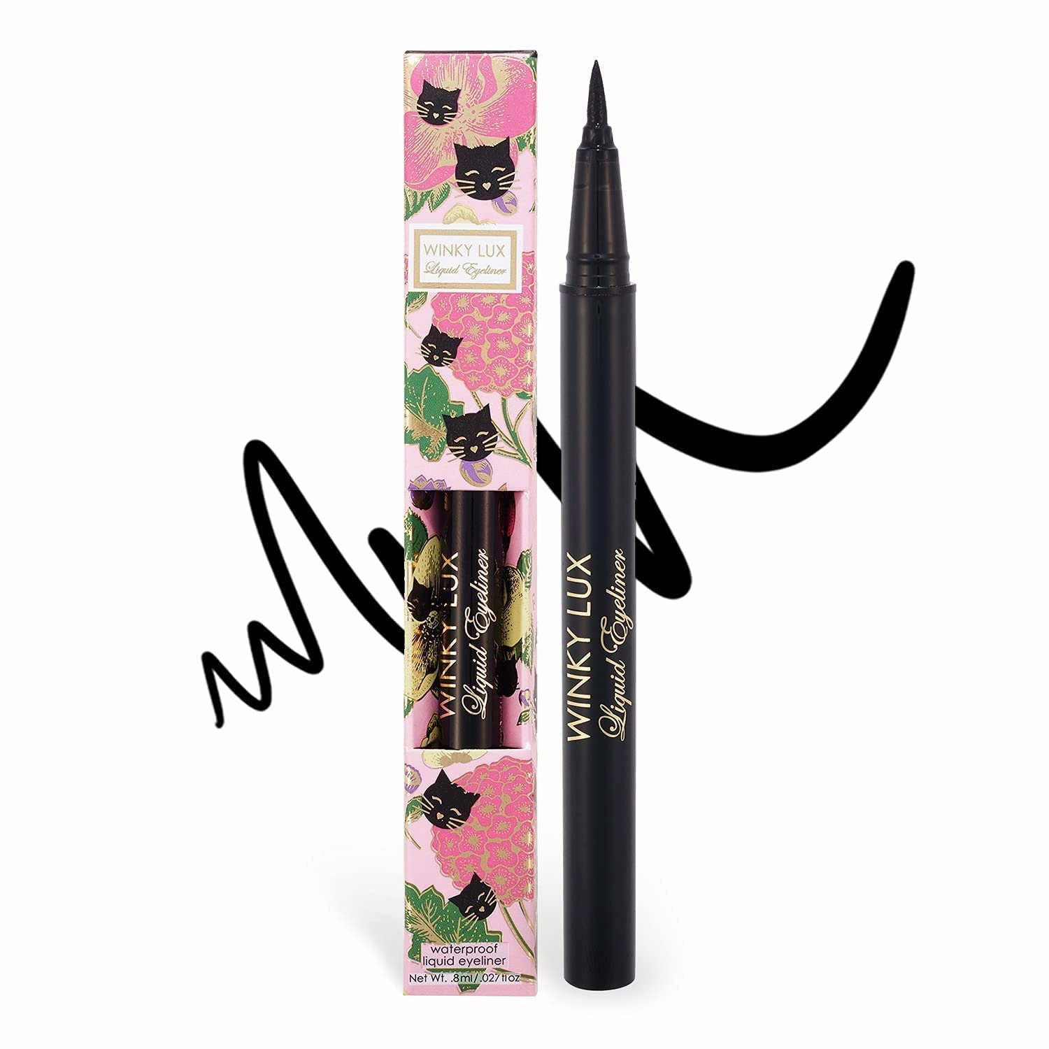 Winky Lux | So Extra Mascara and Liquid Eyeliner Bundle | Lengthening Mascara | Liquid Eyeliner | Black