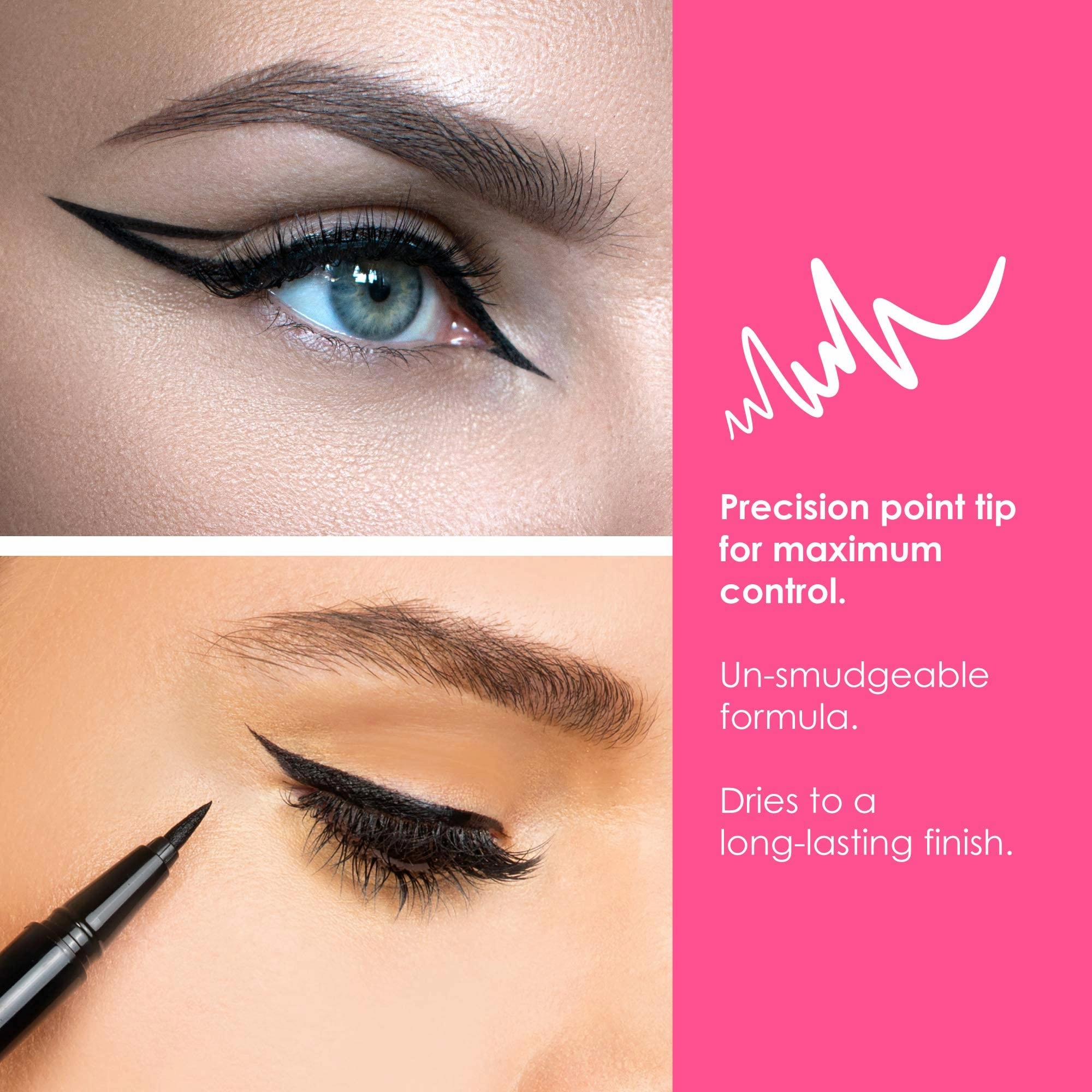 Winky Lux | So Extra Mascara and Liquid Eyeliner Bundle | Lengthening Mascara | Liquid Eyeliner | Black