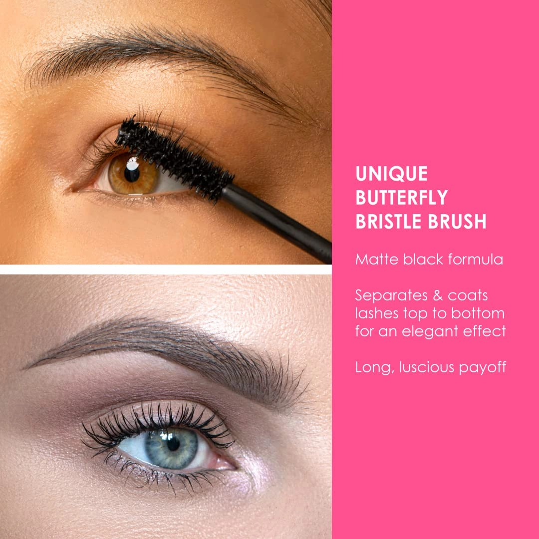 Winky Lux | So Extra Mascara and Liquid Eyeliner Bundle | Lengthening Mascara | Liquid Eyeliner | Black