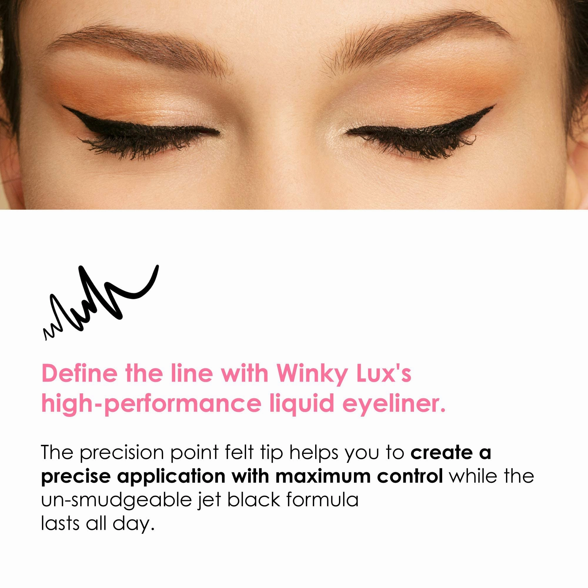 Winky Lux | So Extra Mascara and Liquid Eyeliner Bundle | Lengthening Mascara | Liquid Eyeliner | Black