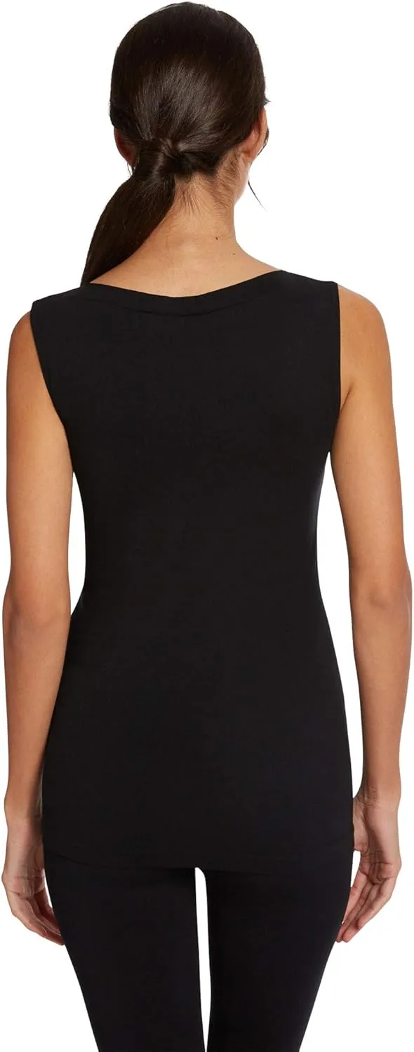 Wolford Aurora Top Sleeveless for Women Biodegradable Seamless Close Fit Knitted Neckline Casual Shirt