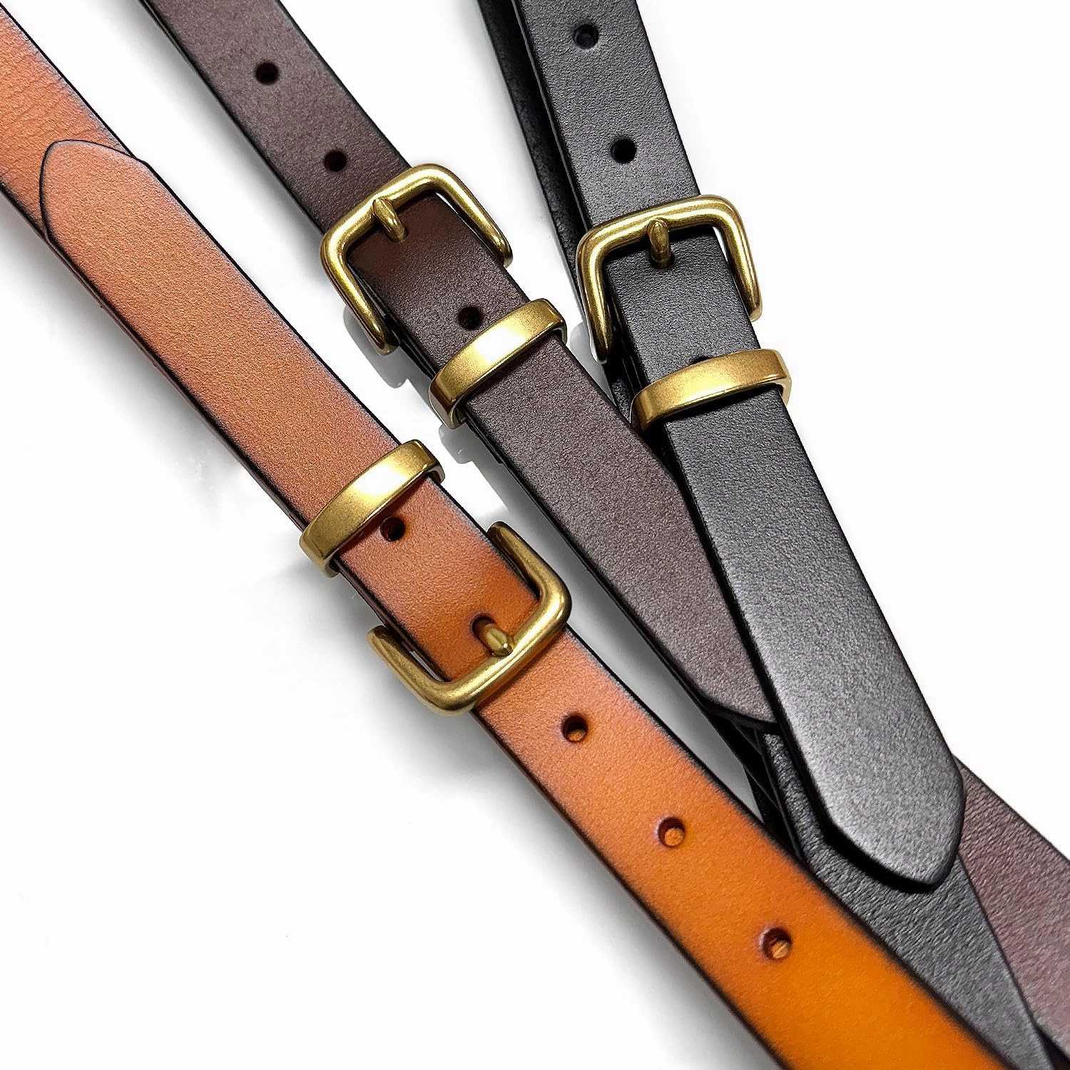 Women's Dress Belt or Studded Punk Dress Jean Belt, 1"(25mm) & 1-1/8"(30mm) wide
