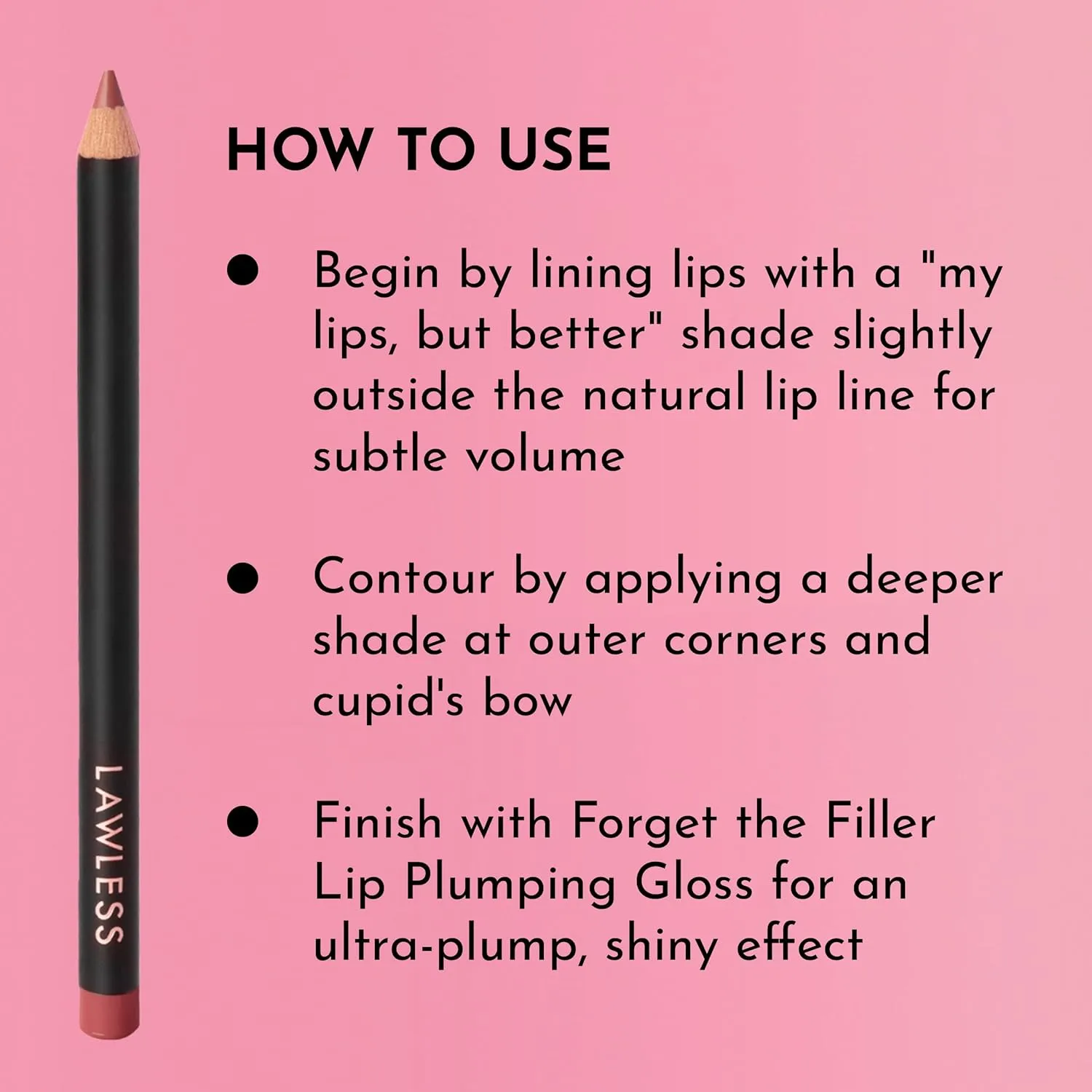 Women's Forget the Filler Definer Liner, Desert Mauve, Pink, 0.04 Ounce