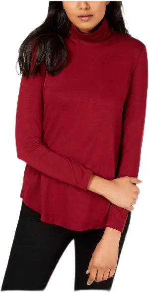 Womens Long Sleeve Turtle Neck Top