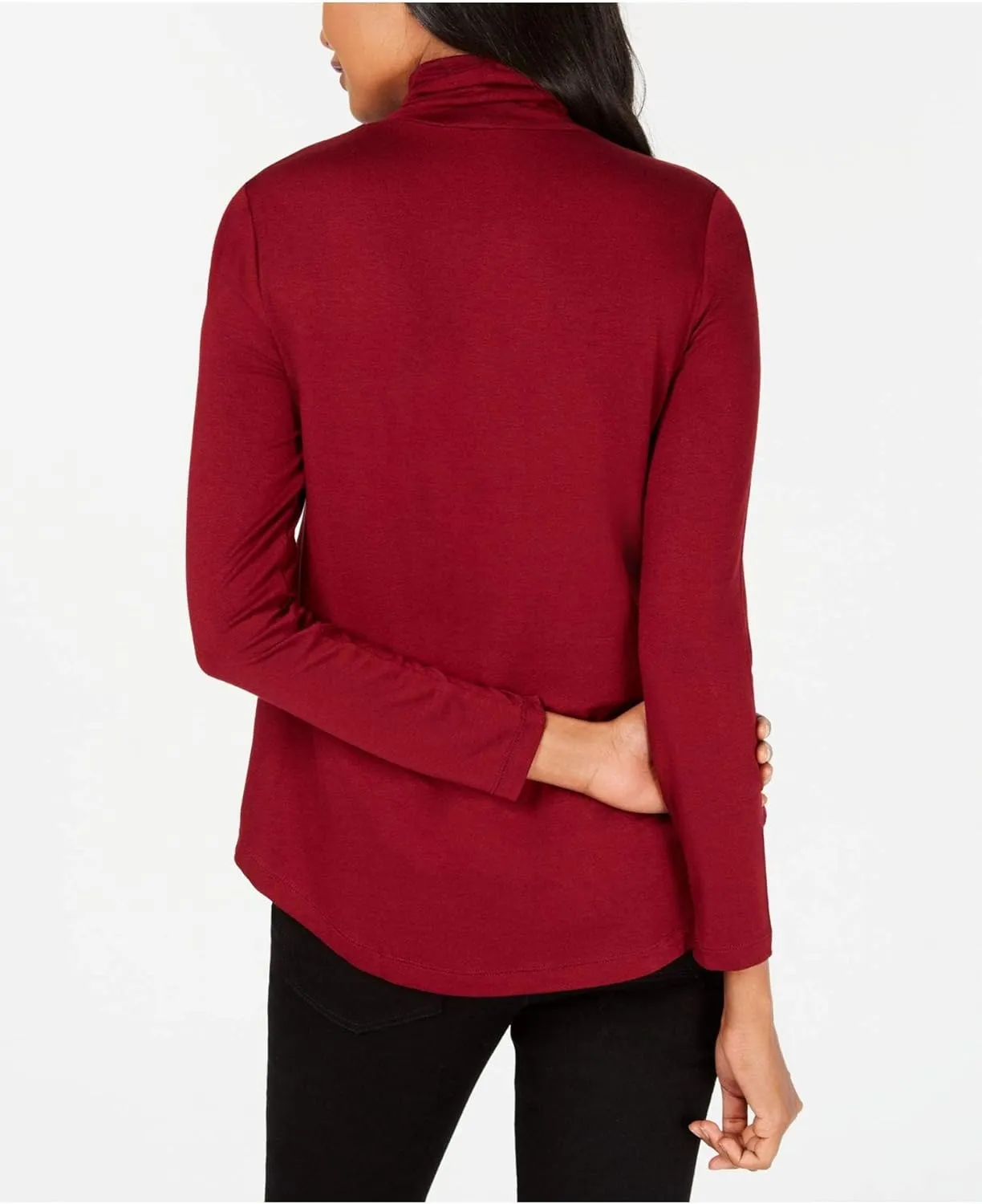 Womens Long Sleeve Turtle Neck Top