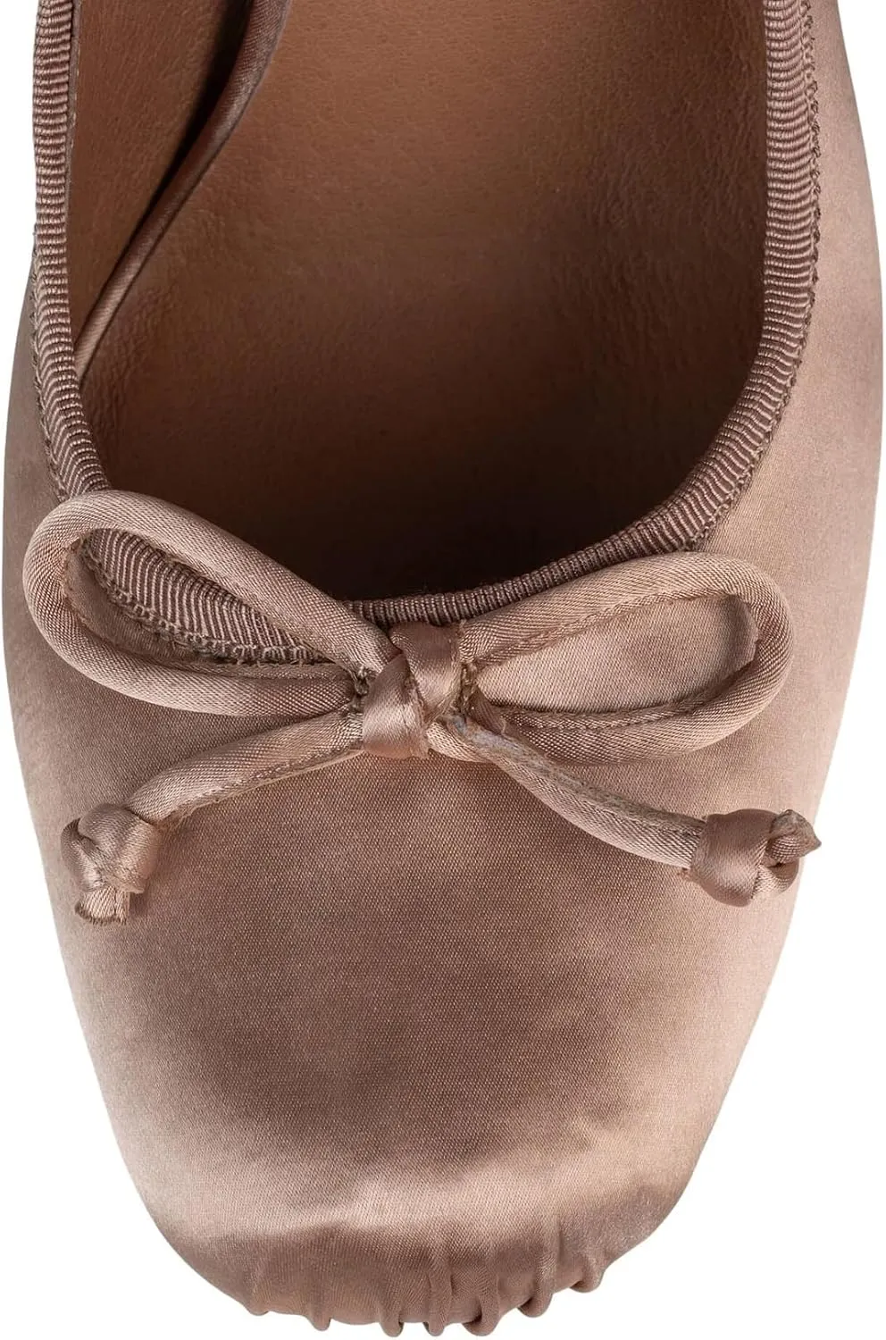 Women's Satin Ballet Heels Lace-Up Bows Stiletto High Heel Ballerina Pumps Elegant Party Dress Shoes