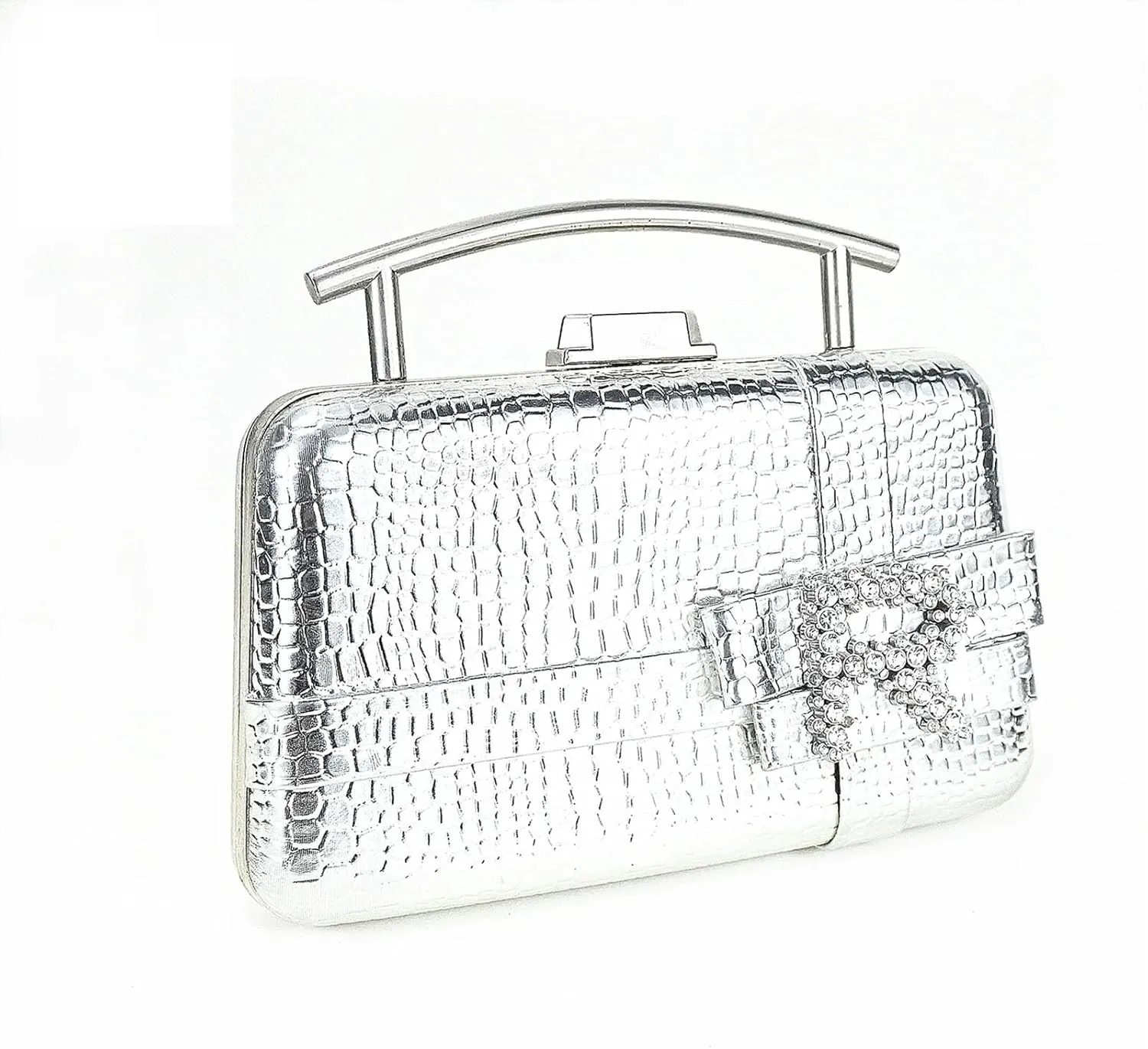 Women's Silver Italian Retro Slipper Set - Spring Wedding Essentials