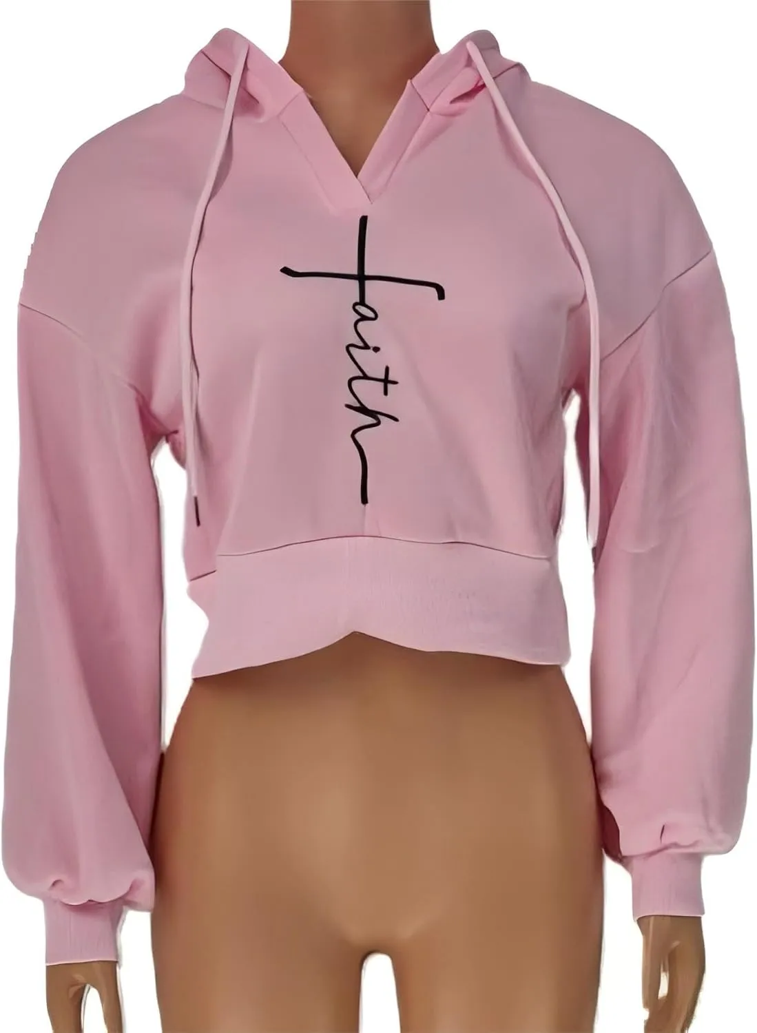 Women's Solid Color Hoodie, Long-Sleeved Hoodie, Monogram Embroidered Hoodie.