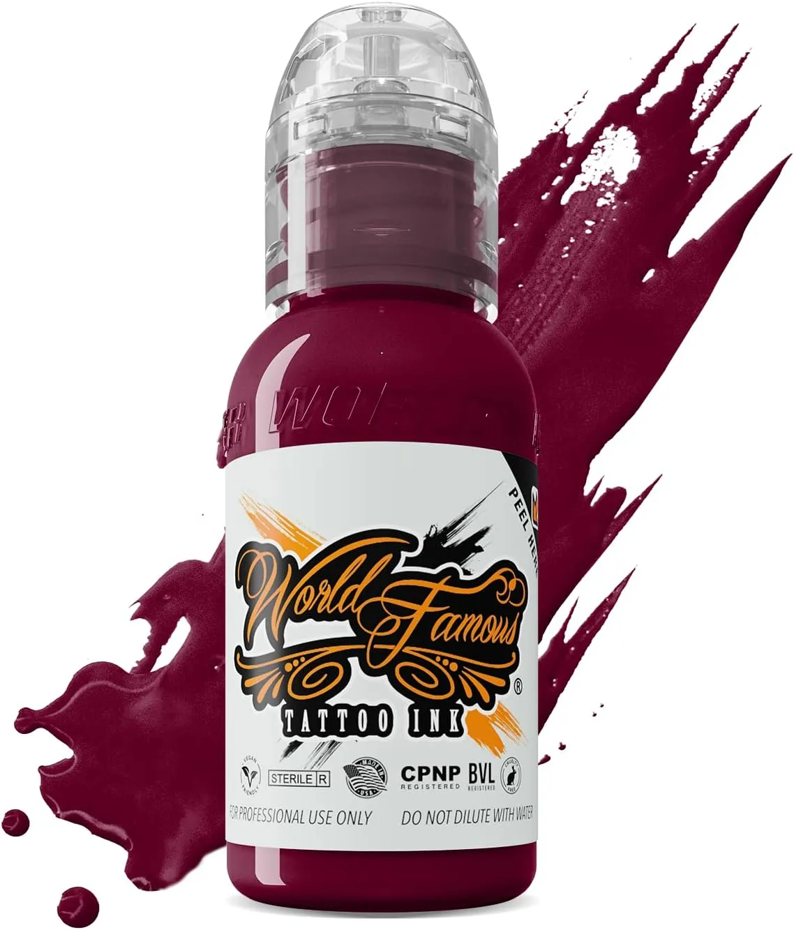 World Famous Pink Tattoo Ink, Vegan and Professional Ink, Made in USA, Abby Magenta, 1 oz