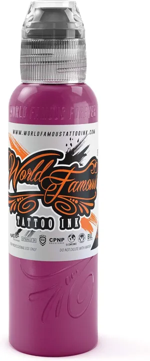 World Famous Pink Tattoo Ink, Vegan and Professional Ink, Made in USA, J Freestyle Magenta, 1 oz
