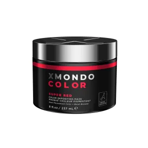 XMONDO Color Super Red Depositing Mask & Semi-Permanent Red Hair Dye | Infused with Bond Boosting Technology & Hyaluronic Acid for Nourishment, Revitalization & Repair, Vegan Formula, 8 Fl Oz 1-Pack