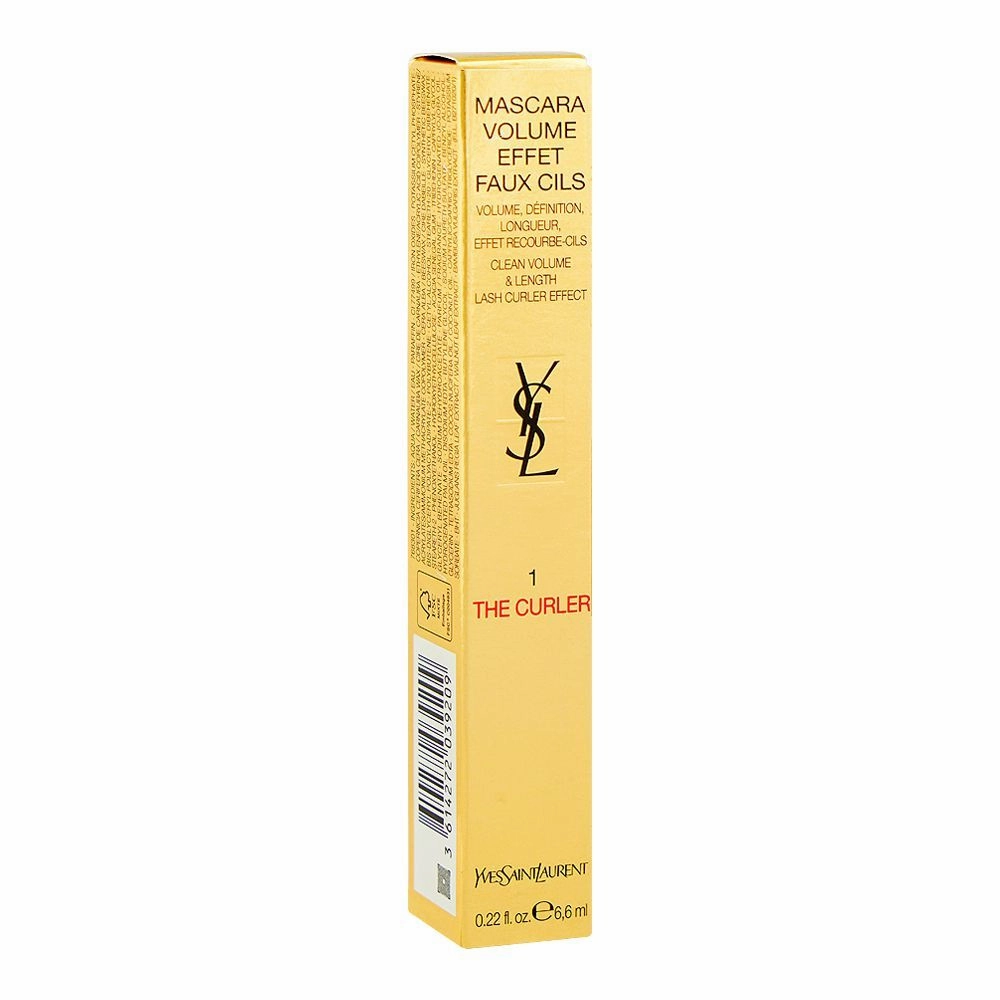 Yves Saint Laurent Faux Cils Clean Volume & Length Curling Mascara, 6.6ml, 1 Rebellious Black