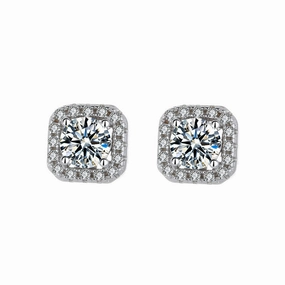 Z1877ER Clear Earrings