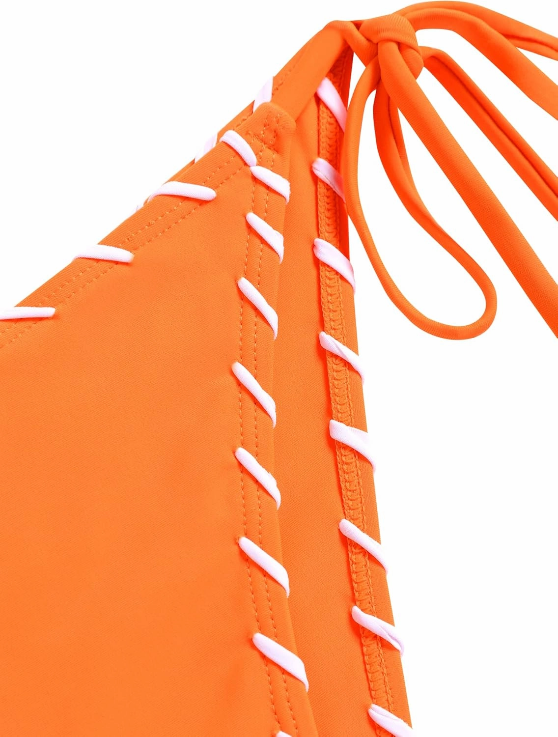 ZAFUL Women Wave Textured Bikini Set Two Piece Twisted Trim Tie Back Halter Cheeky Swimsuit Bathing Suit