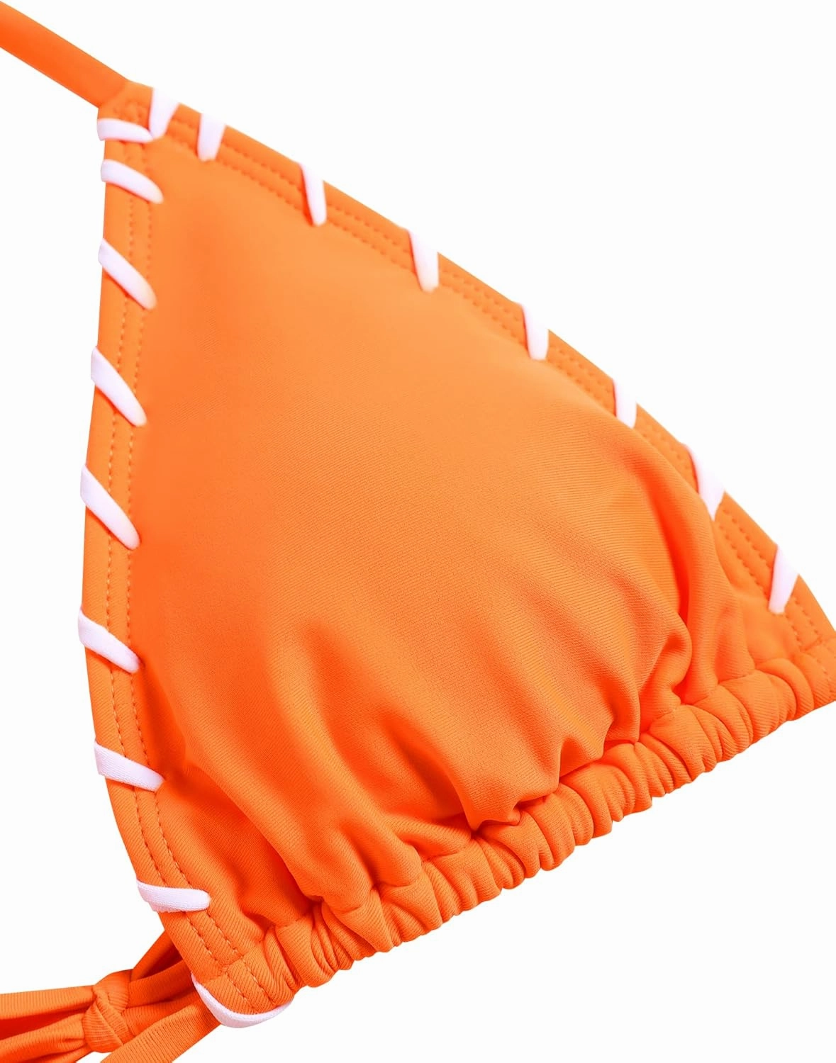 ZAFUL Women Wave Textured Bikini Set Two Piece Twisted Trim Tie Back Halter Cheeky Swimsuit Bathing Suit