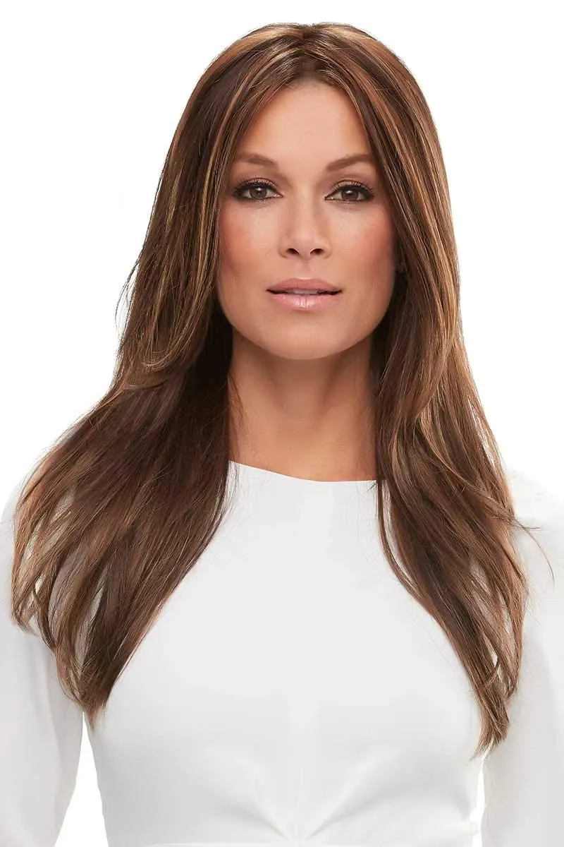 Zara Petite Lace Front & Monofilament Synthetic Wig by Jon Renau in 1B, Length: Long