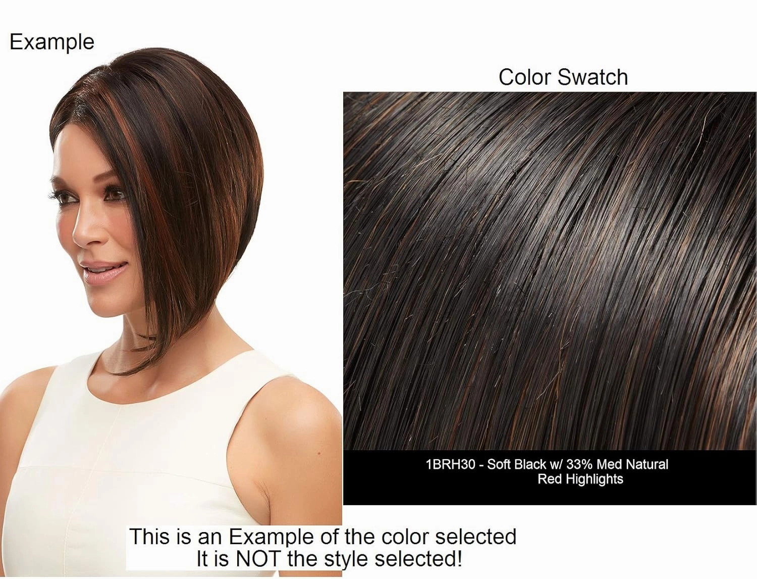 Zara Petite Lace Front & Monofilament Synthetic Wig by Jon Renau in 1BRH30, Length: Long