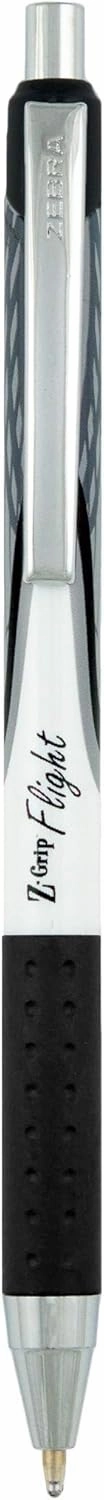 Zebra Pen Z-Grip Flight Retractable Ballpoint Pen, Bold Point, 1.2mm, Black, Blue, Red (Pack of 1,36 Count Total)