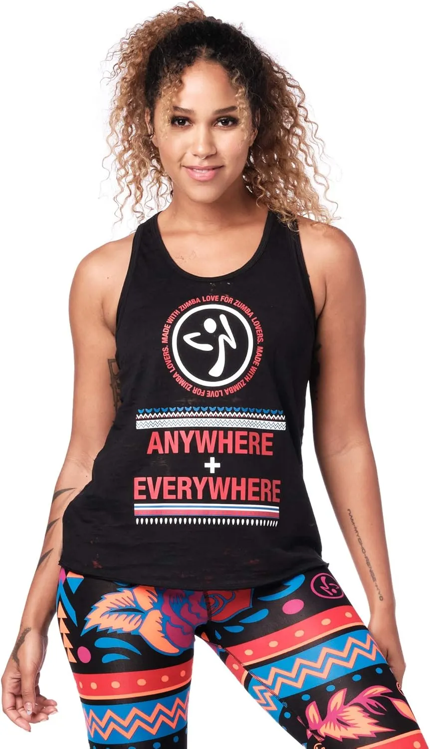 ZUMBA Women's Burnout Tank