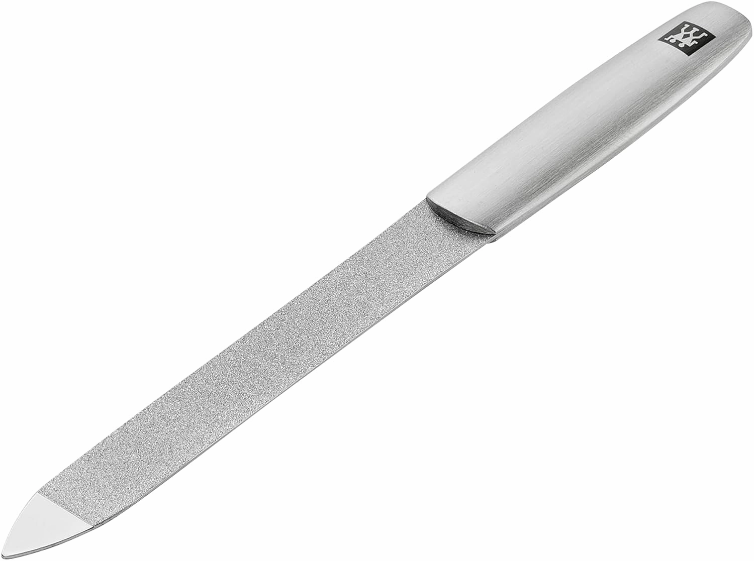ZWILLING TWINOX Saphir Nail File, Shape file double sided stainless steel for perfect filing result, matted stainless steel, 130 mm